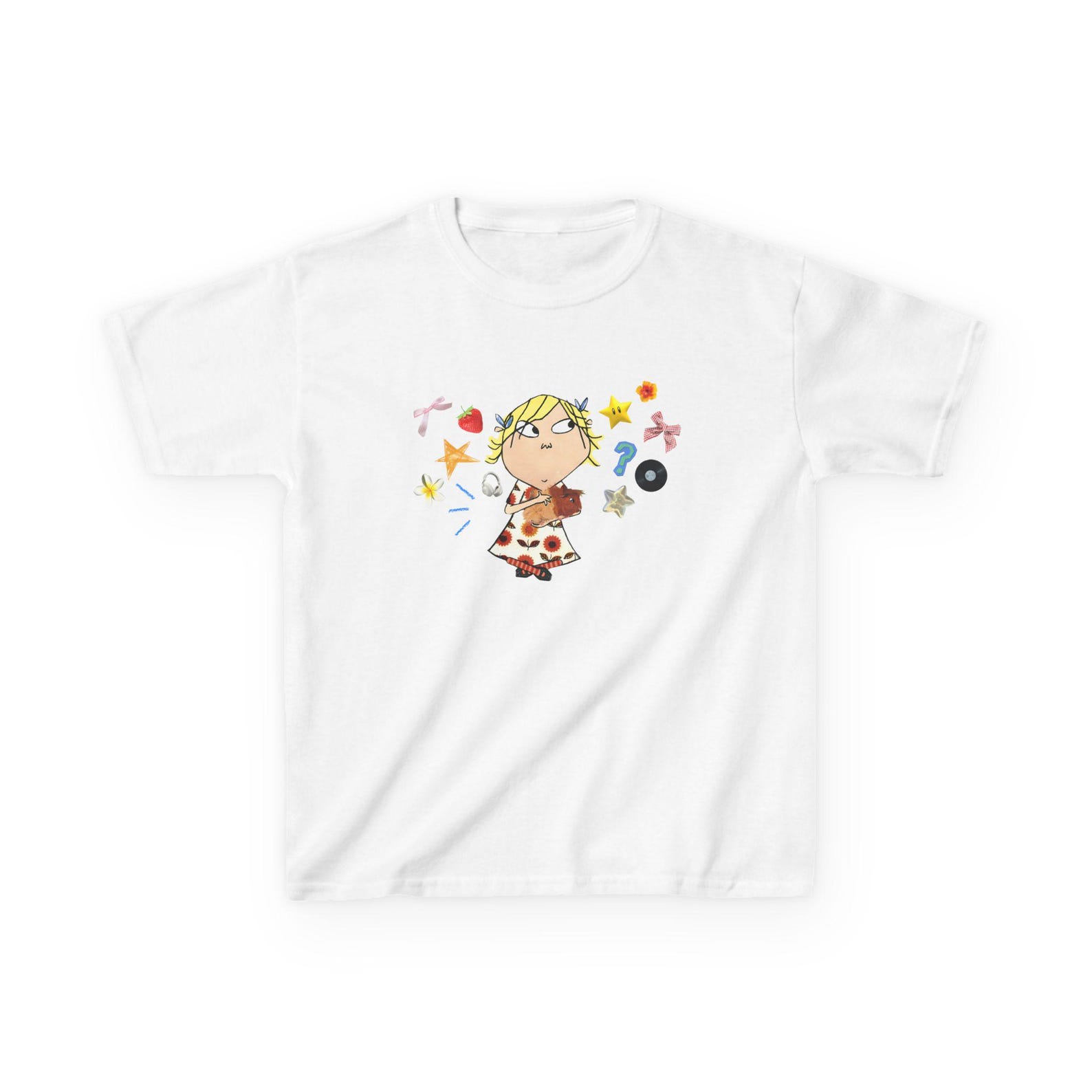 Alternative view of 2000s Cartoon Nostalgia Shirt - S Tv Show Retro Tee, Graphic Charlie And Lola Y2k Baby Tee