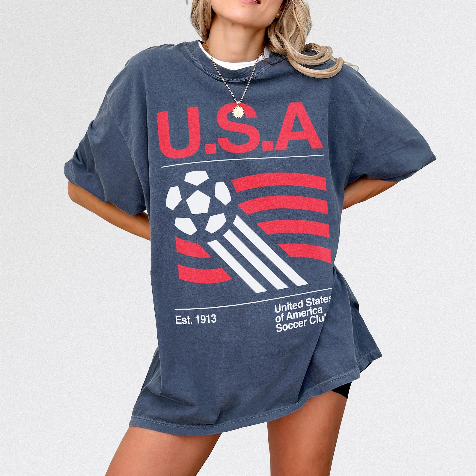 90s United States Shirt, Retro Usa Team Graphic Tee