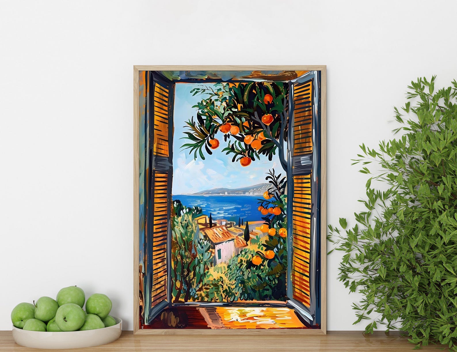 Alternative view of Open Window Henri Matisse Print