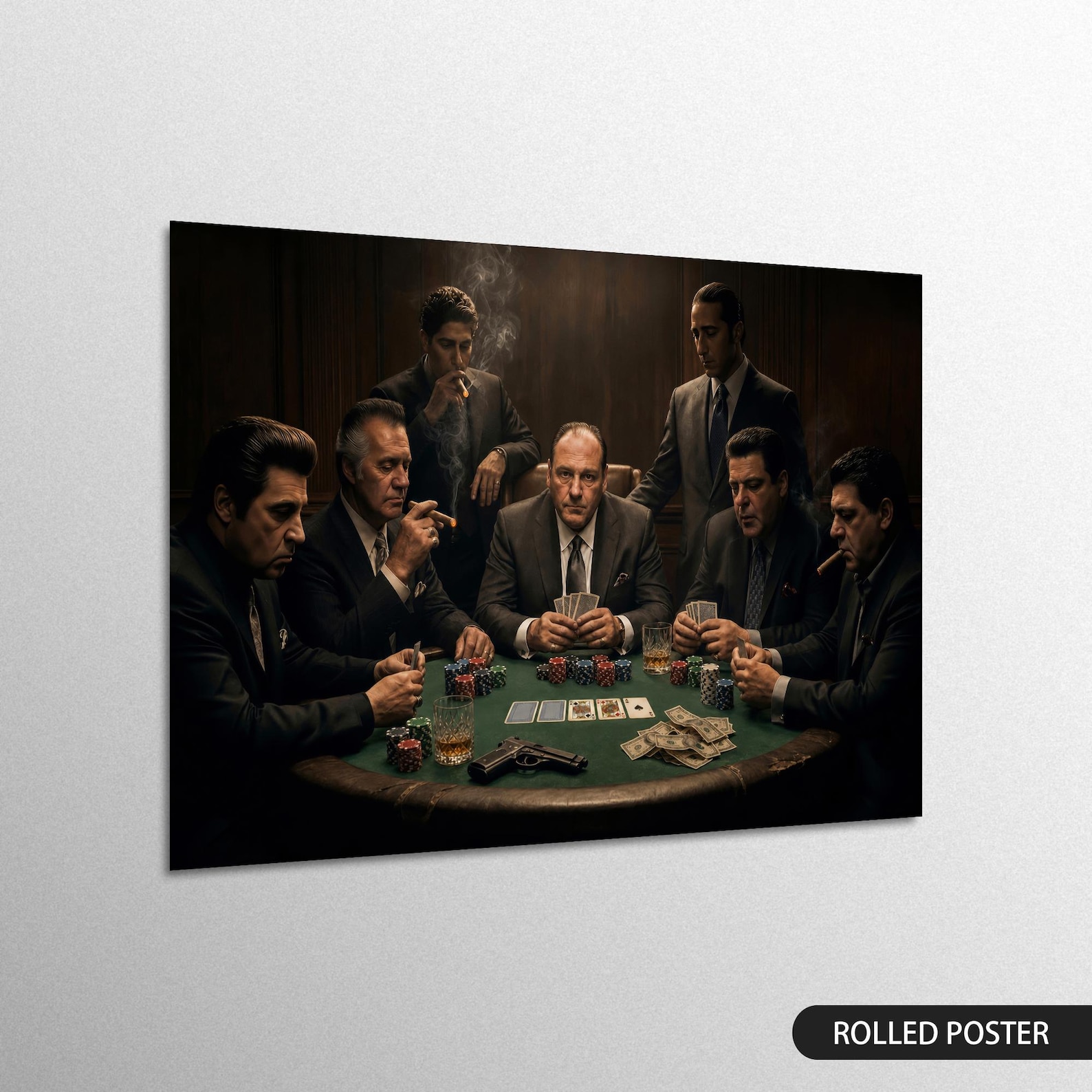 Alternative view of 30x20 The Sopranos Wall Art