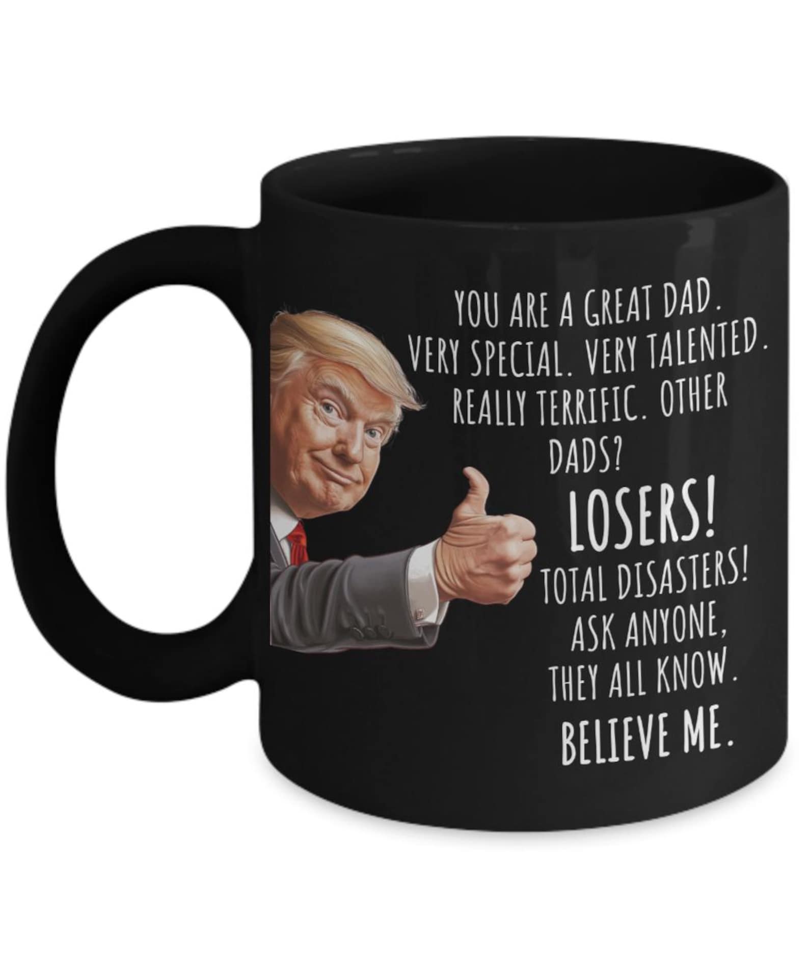 Accent - Funny Dad Trump Mug, Trump Dad Mug, Christmas Gift For Dad Gifts For Republican, Donald Trump 2024 Coffee Mug, Political Mug Fathers Day