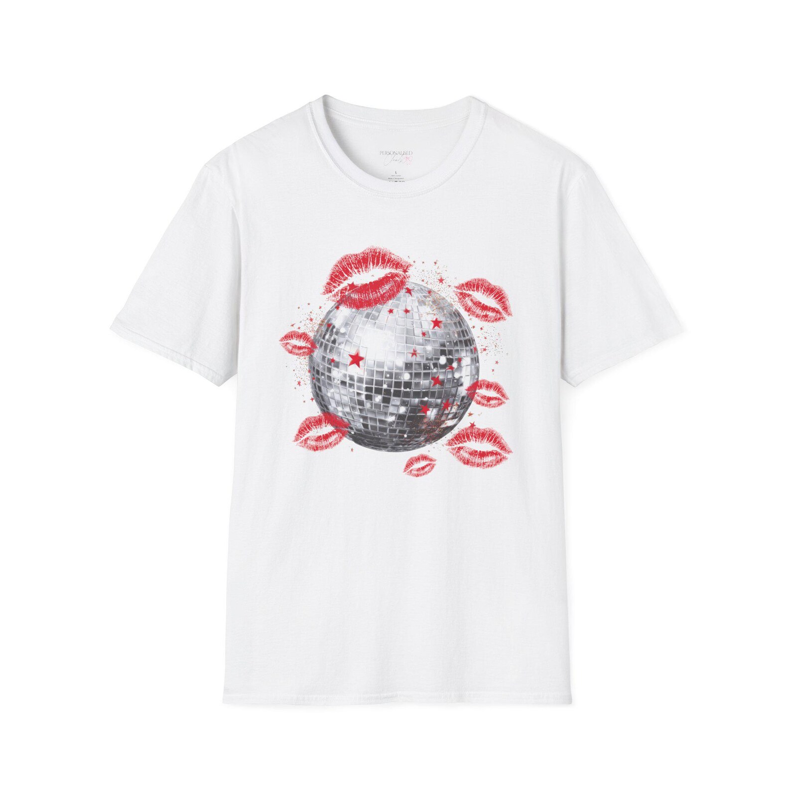Harry Styles Inspired “disco Kisses” T-shirt, Retro Pop Music Graphic Tee, Vintage Concert Outfit Idea, Trendy Aesthetic Streetwear Style Apparel, Soft Cotton Casual Wear, Unisex Oversized Gift For Fans - Image 3