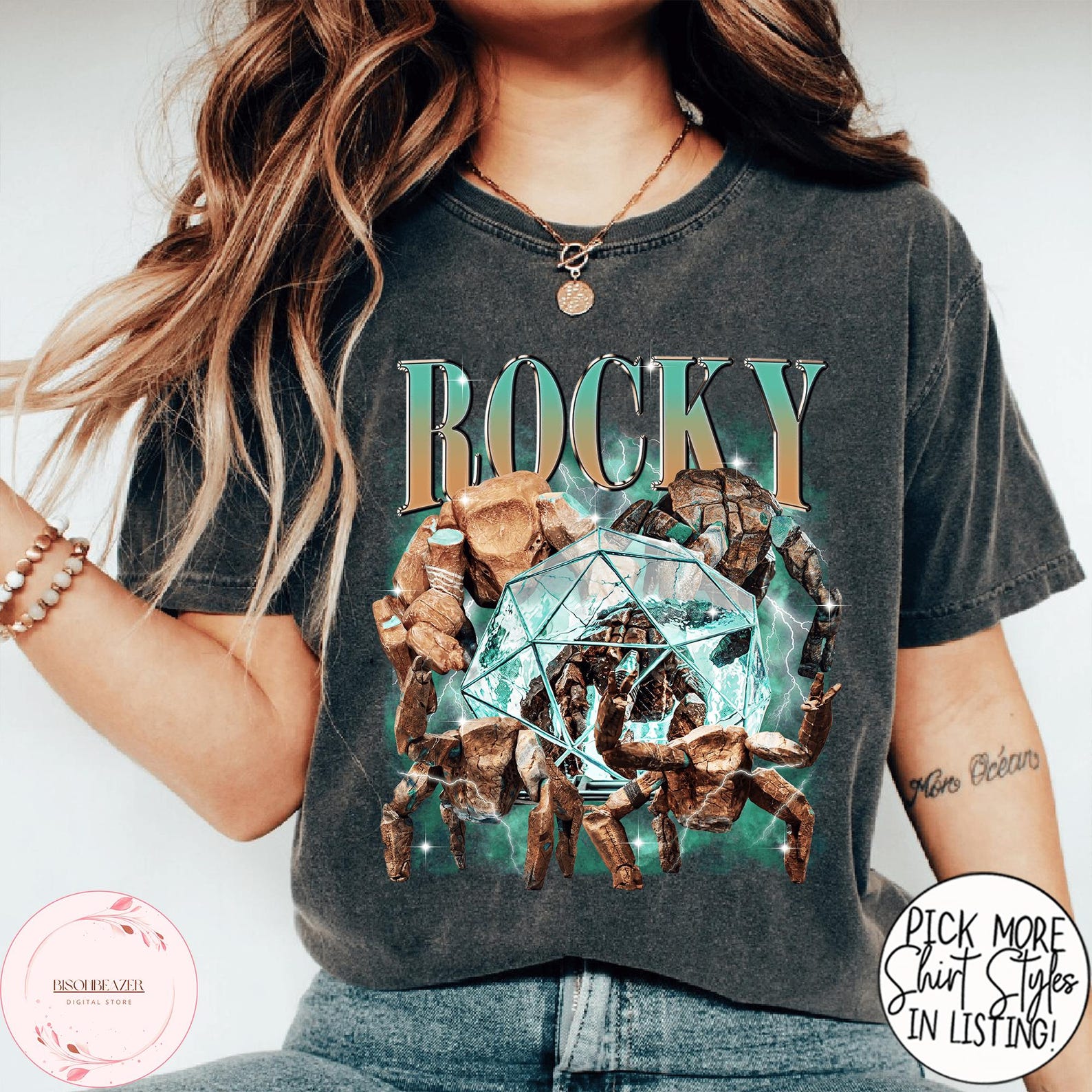 Rocky Project Hail Mary Movie Vintage Bootleg 90s Shirt, Sci-fi Space Novel Fan Tee, Funny Nerd Book Lover Graphic T-shirt