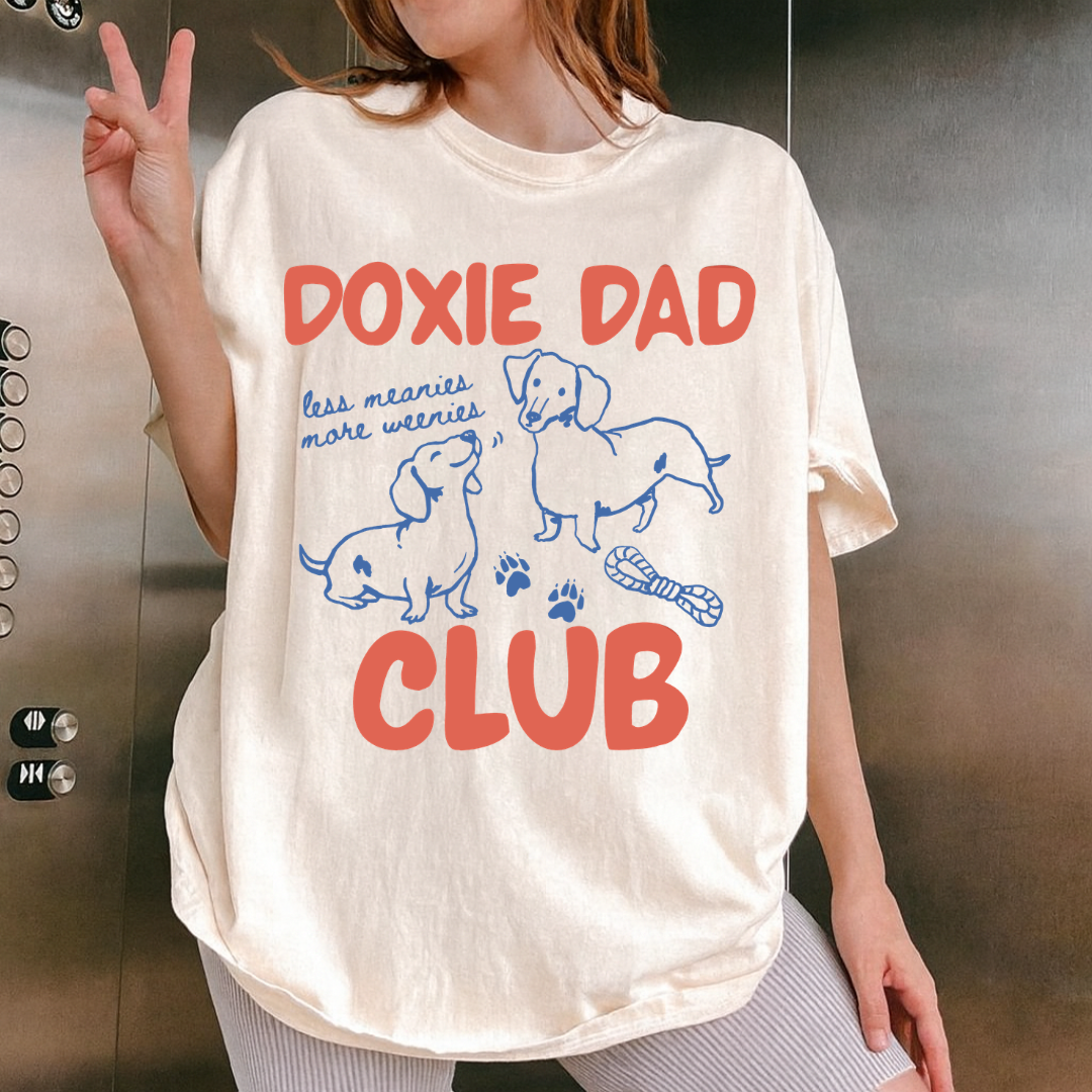 Alternative view of Doxie Dad Shirt
