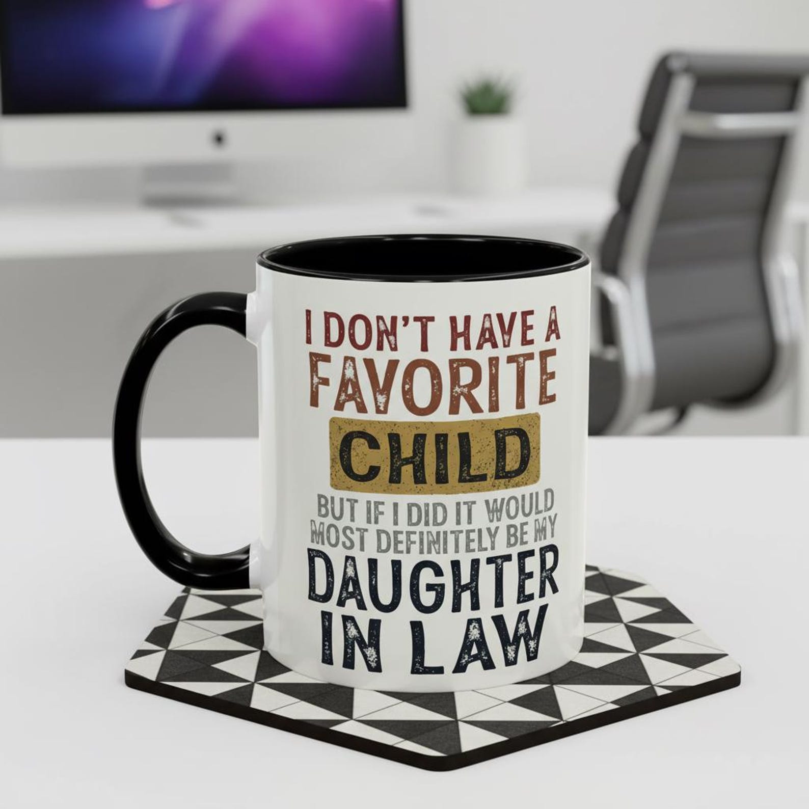 Funny Daughter In Law Mug , Favorite Child Gag Gift Idea From Mother In Law, - Image 5