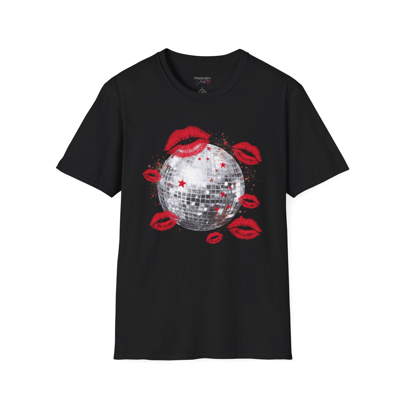 Harry Styles Inspired “disco Kisses” T-shirt, Retro Pop Music Graphic Tee, Vintage Concert Outfit Idea, Trendy Aesthetic Streetwear Style Apparel, Soft Cotton Casual Wear, Unisex Oversized Gift For Fans - Image 4